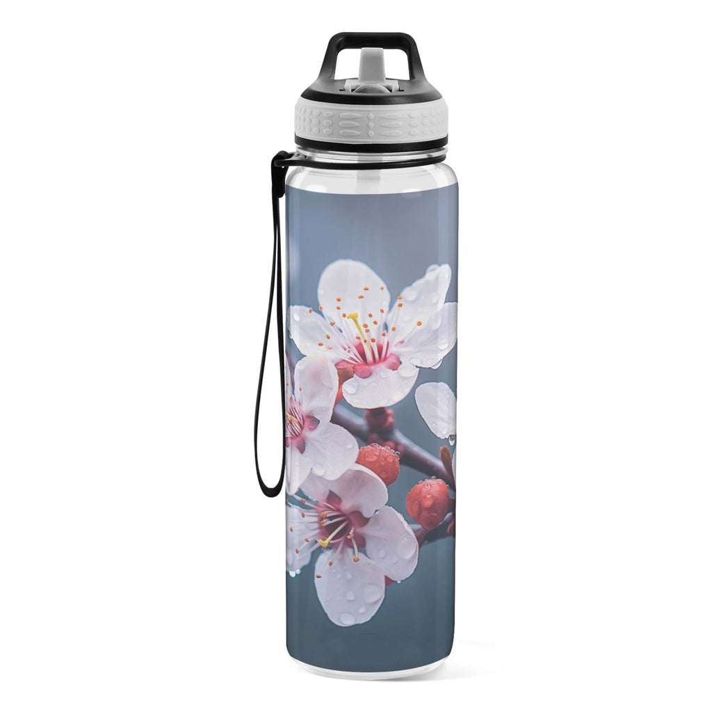 Clear 32oz Tritan Water Bottle with Straw T33912