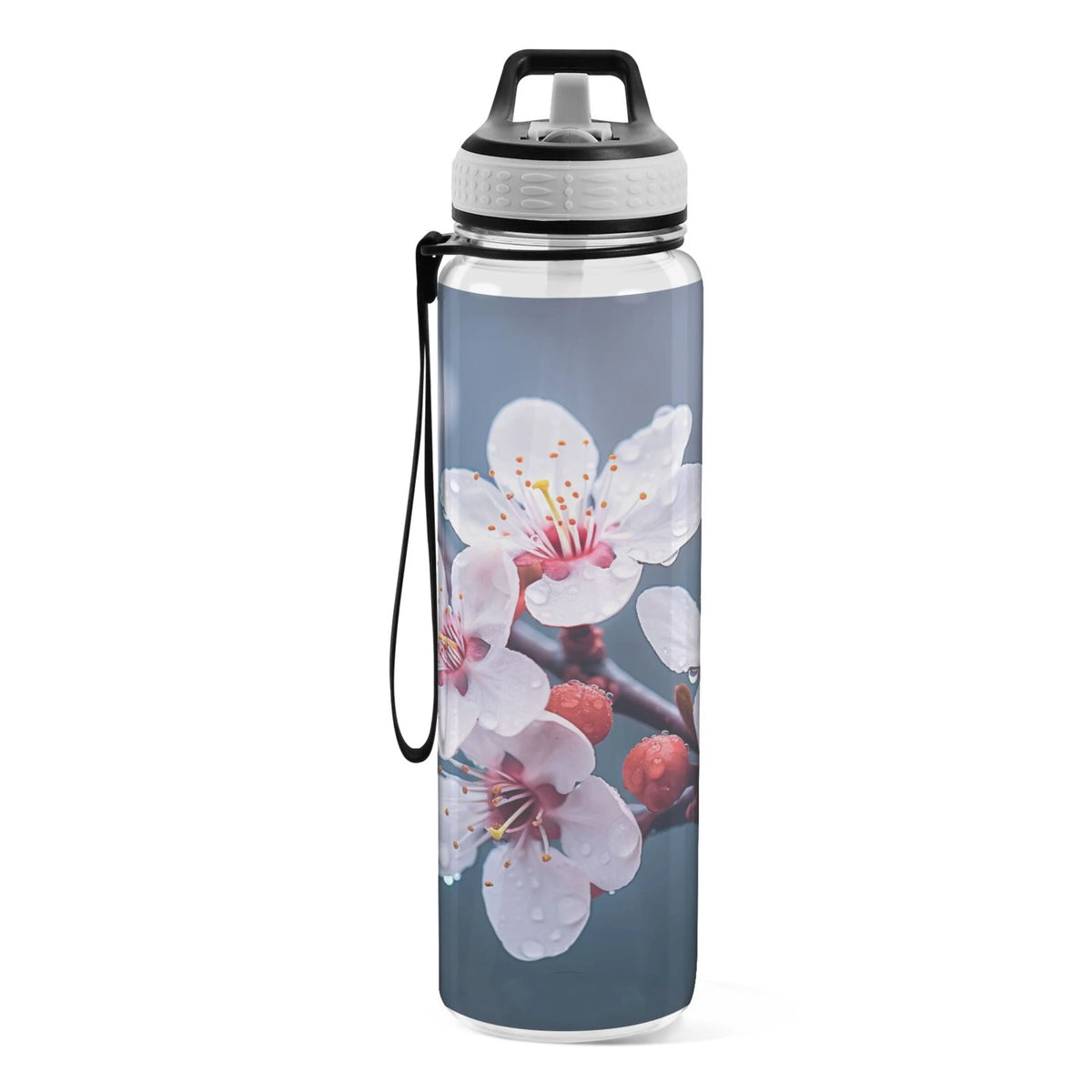 Clear 32oz Tritan Water Bottle with Straw T33912