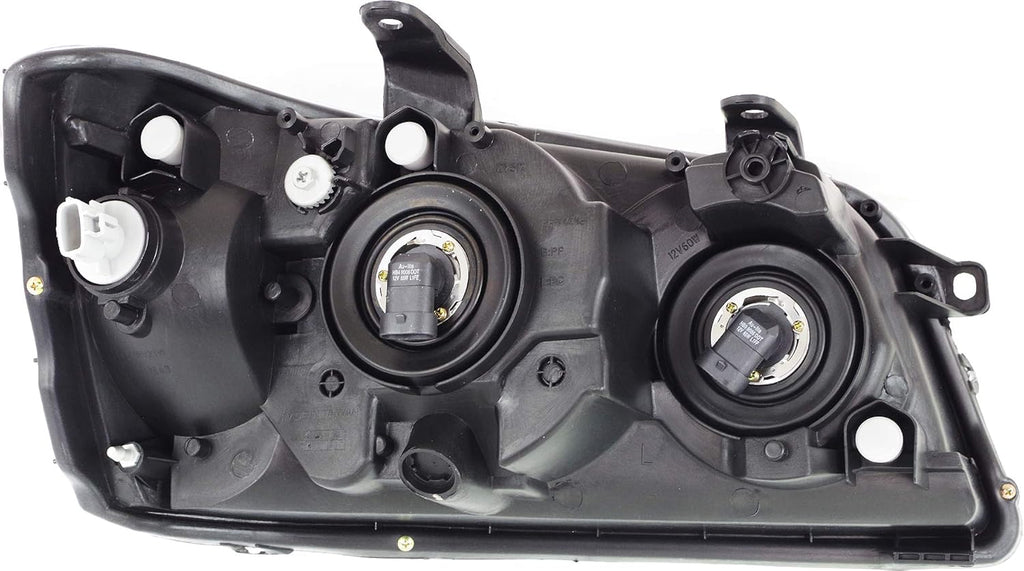 Headlight Set of 2 Clear Lens Halogen With bulbs Q61528