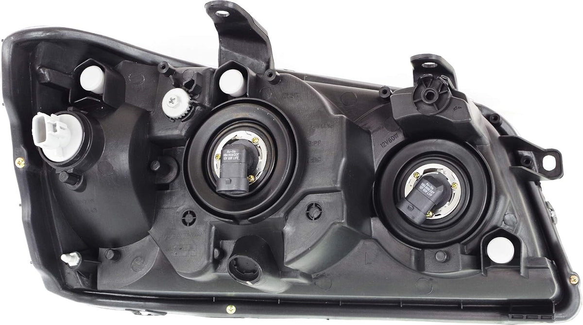 Headlight Set of 2 Clear Lens Halogen With bulbs Q61528