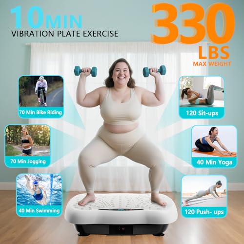 Vibration Plate Exercise Machine with 120 Speeds U737