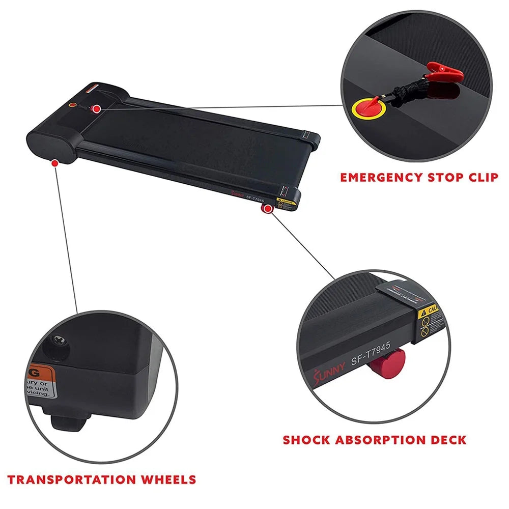 Under Desk Treadmill with Remote Control M3405
