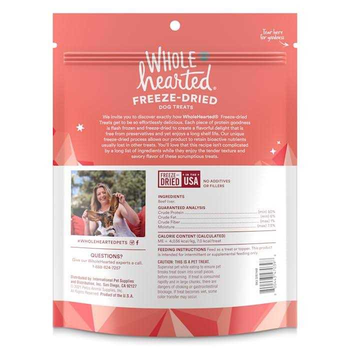 Beef Liver Freeze-Dried Dog Treats V7104
