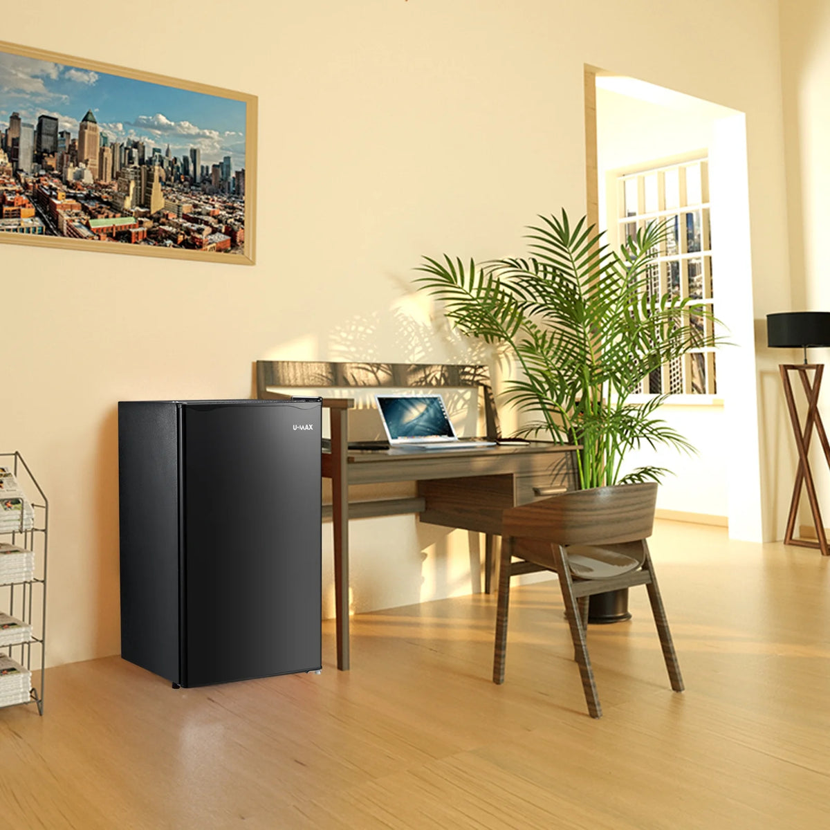 3.2CU FT Single Door Reversible Refrigerator N7520