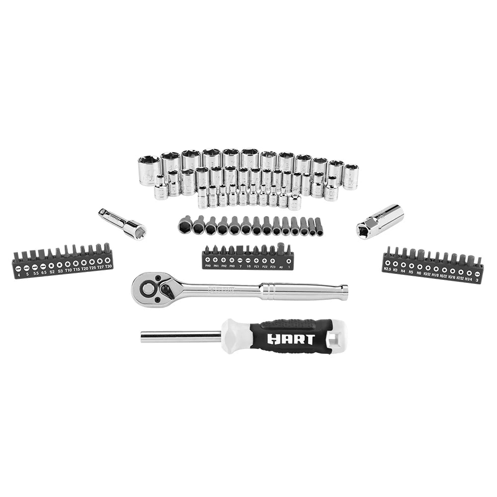 90-Piece 3/8-inch Mechanics Tool Set Chrome Finish U113506