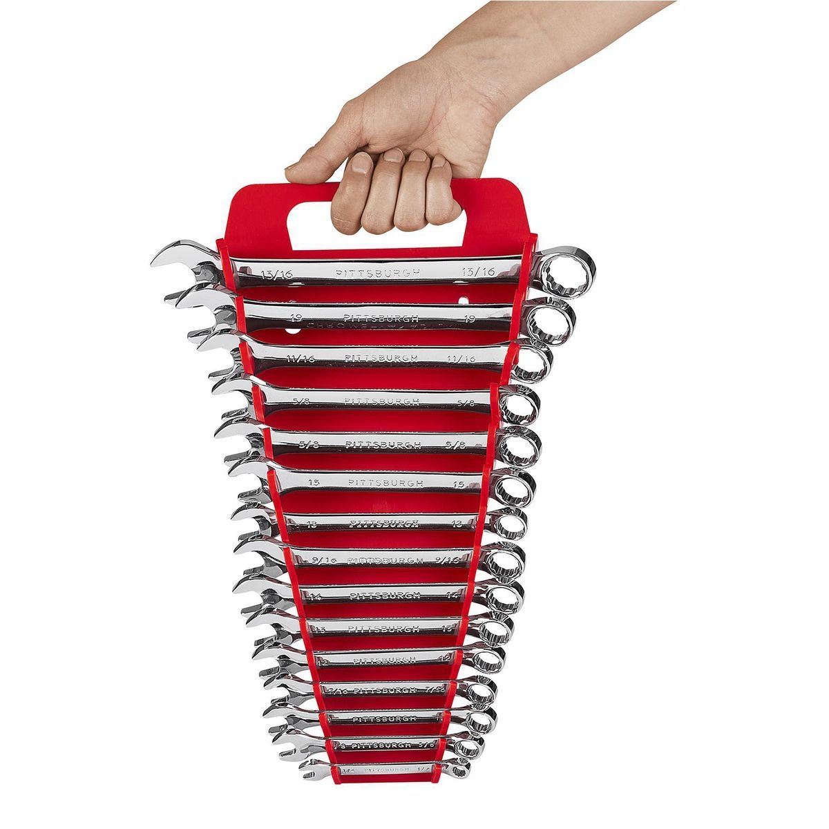 15-Slot Wrench Organizer, 2-Piece P20113