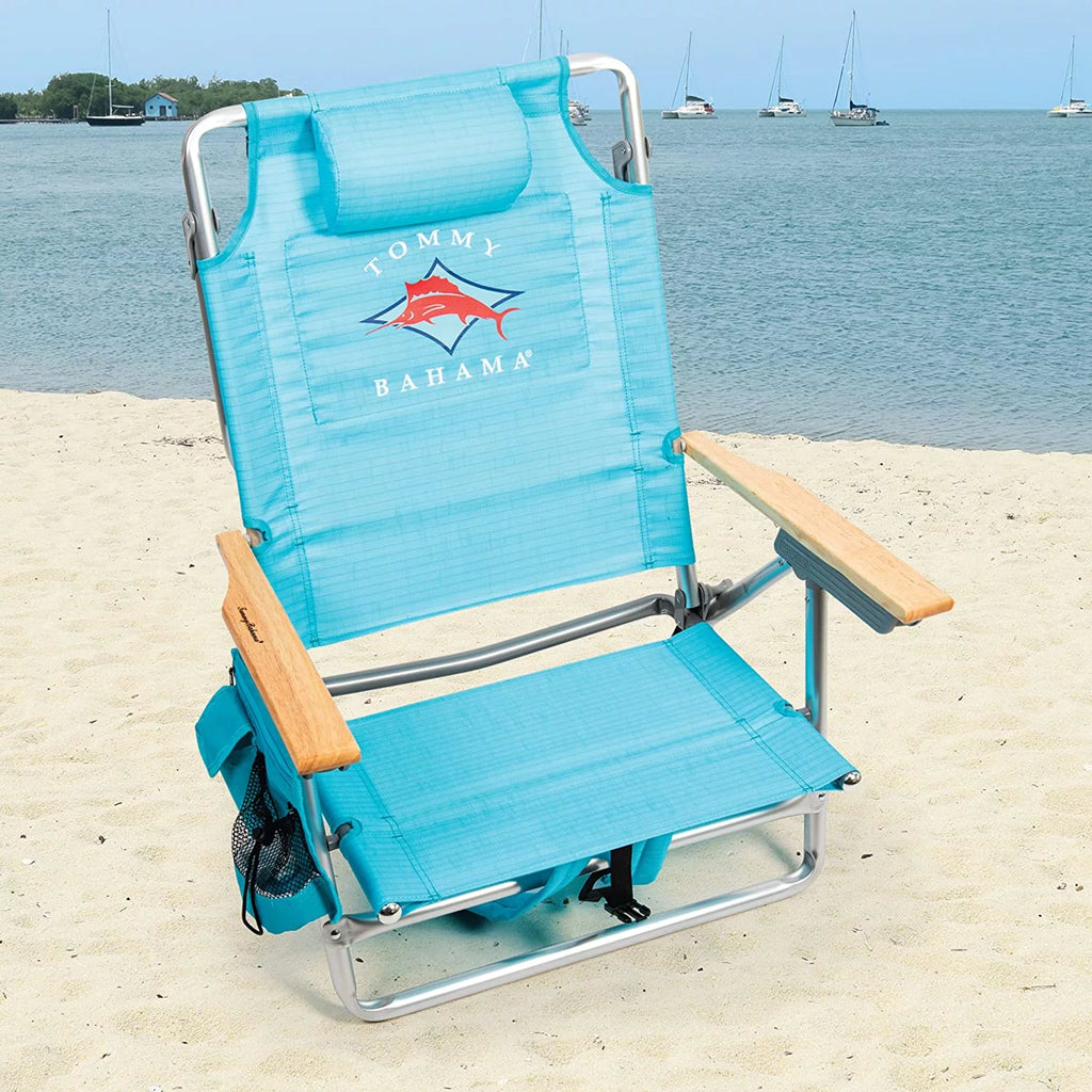 Light Blue Beach Chair 2 Pack Y729092