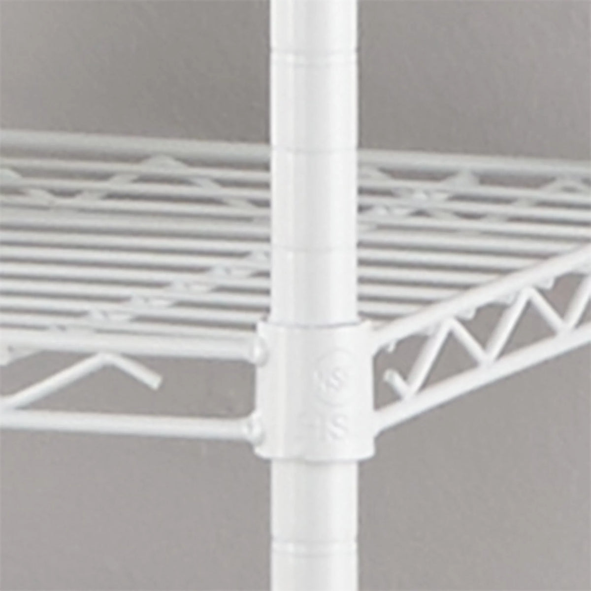 Steel 5-Tier Storage Shelf Unit White W512