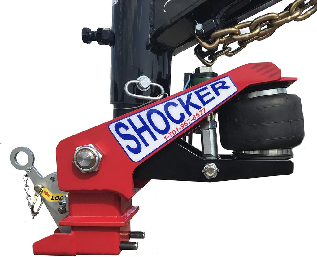 Gooseneck Air Hitch & Coupler, Round 4" Angled Pin 30K SL Coupler B825