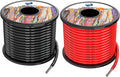 10 AWG 5.2mm² Silicone Electrical Wire Cables 50 Feet 10 Gauge 600V Tinned Copper Wire Pack of 2 H1330