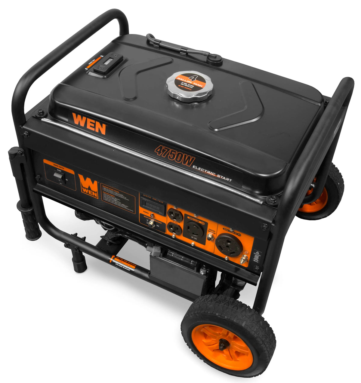 4750-Watt Portable Generator with Electric Start and Wheel Kit S53082