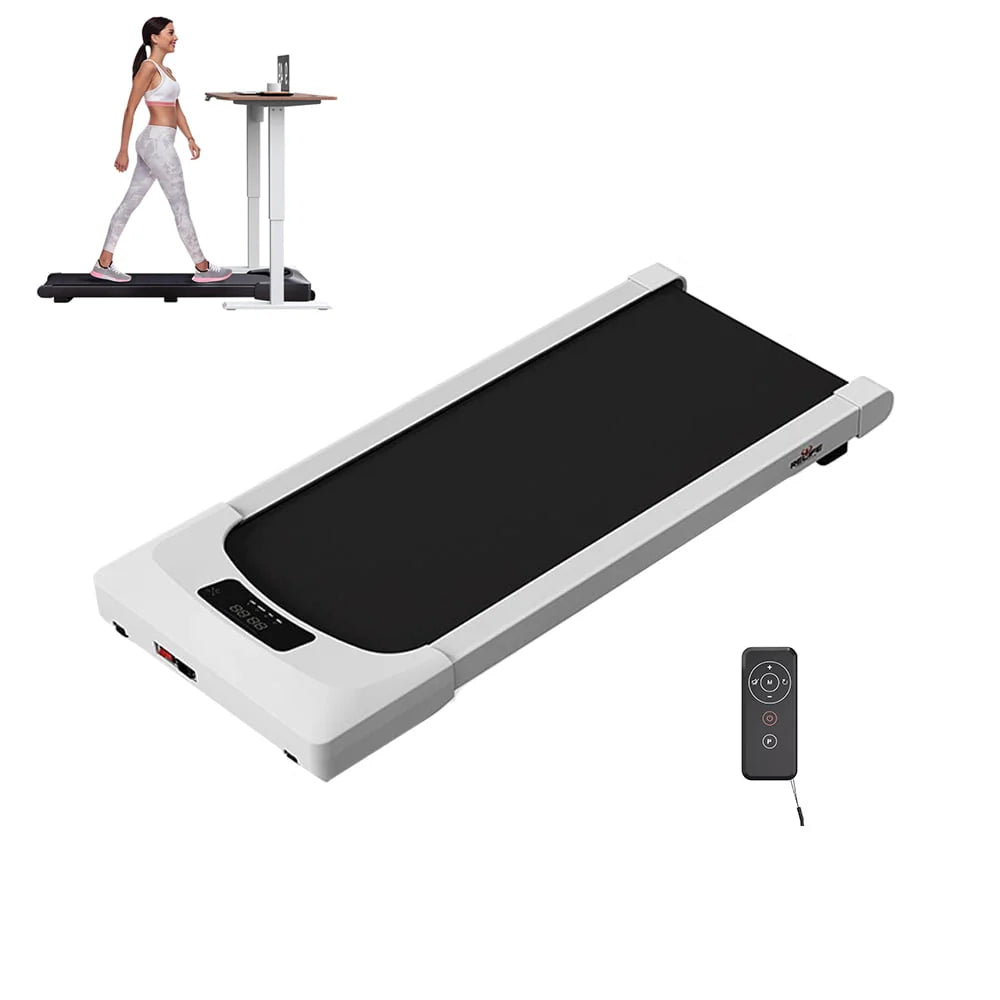 Walking Pad Under Desk Electric Treadmill White A906