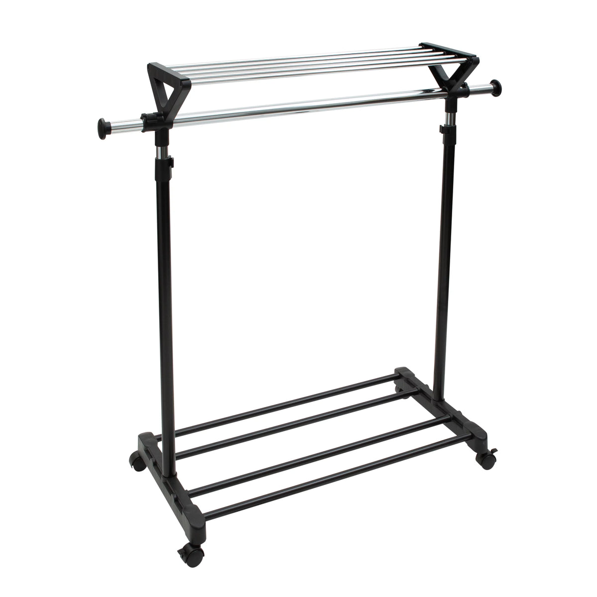 Adjustable Garment Rack with Storage Shelves A501163