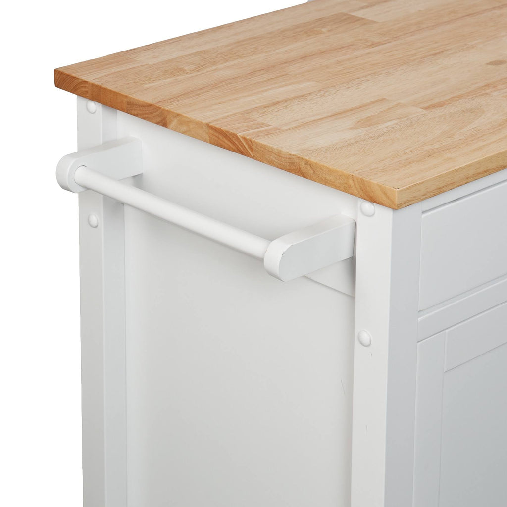 White Kitchen Cart G129850