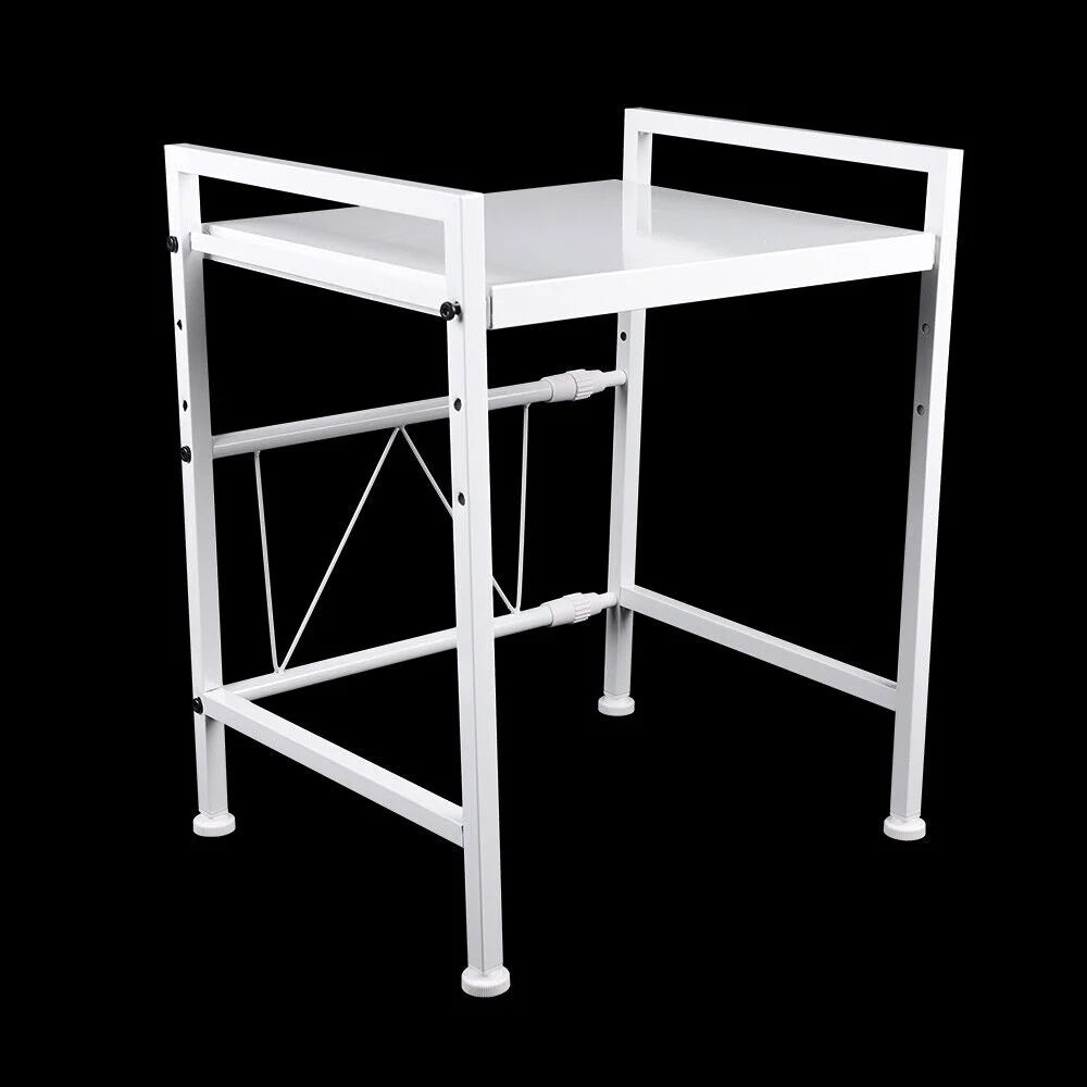 2-Tier Kitchen Storage Cart Microwave Oven Rack Stand Shelf F7945