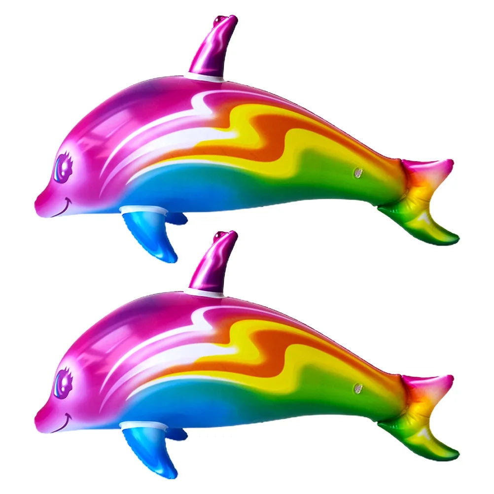 2pcs Big Inflatable Dolphin Toys A4315