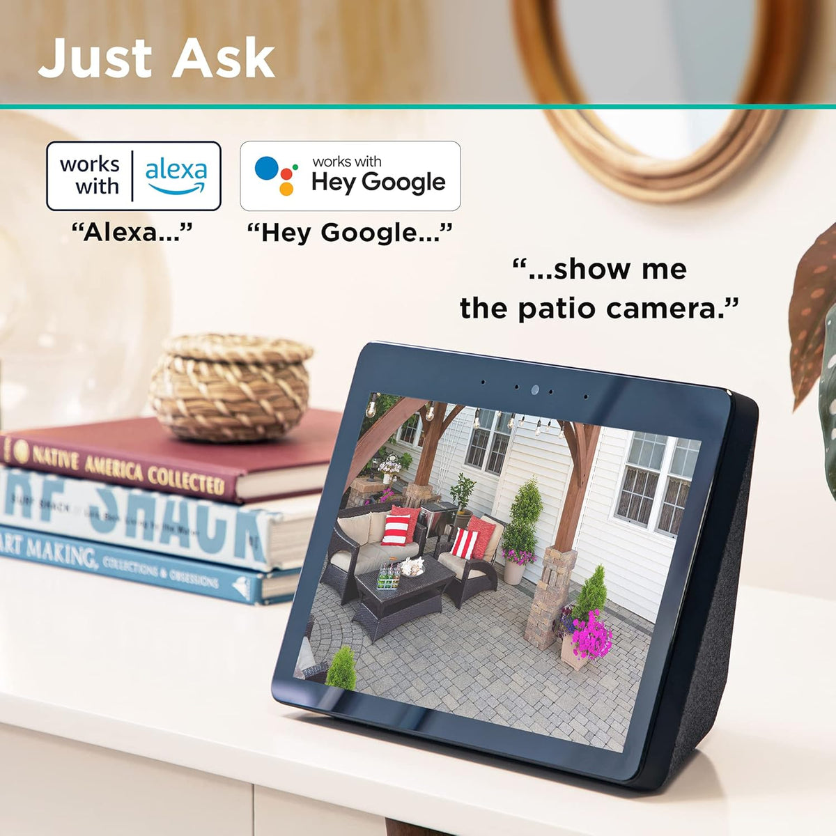 2 Pack 1080p HD IP65 Weatherproof Smart Outdoor Security Camera H3278