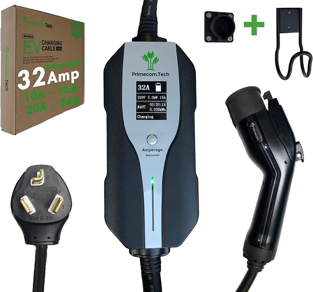 Level 2 Electric Vehicle Charger with 30 Ft Cable H103012