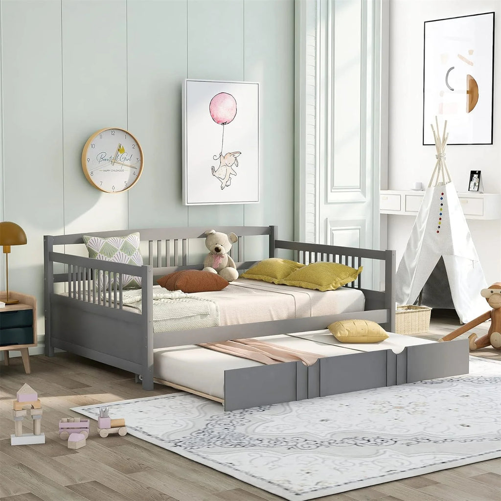Grey Full Size Wood Daybed B890775